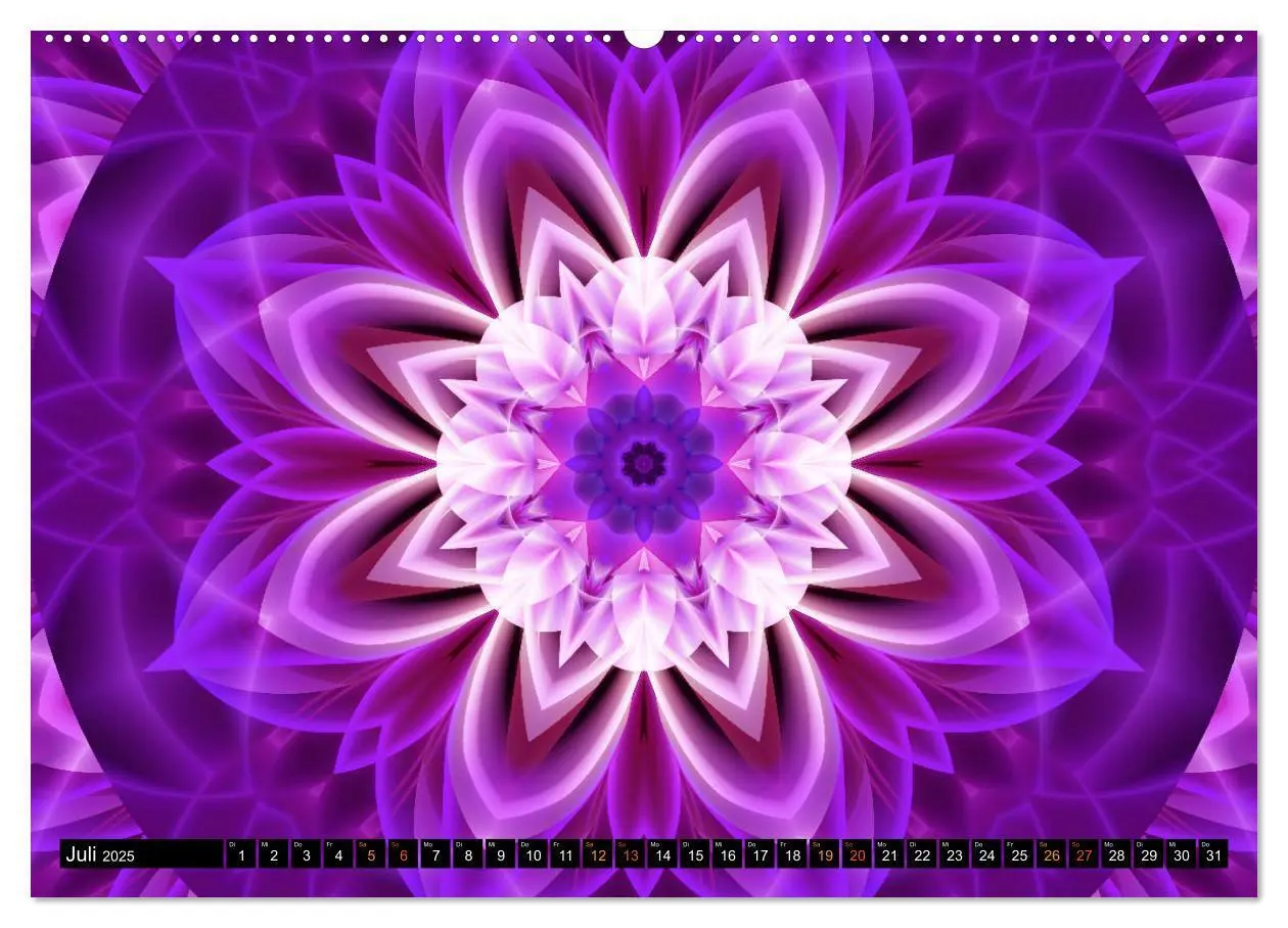 Bild: 9783435418114 | Energie - Mandalas, Spiritualität durch die Farbe Lila...