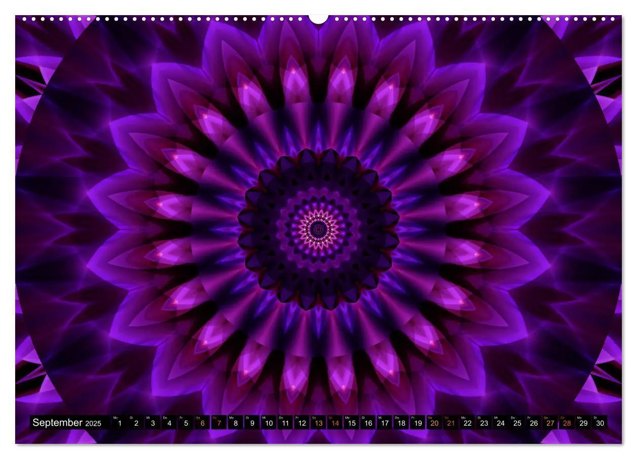 Bild: 9783435418114 | Energie - Mandalas, Spiritualität durch die Farbe Lila...