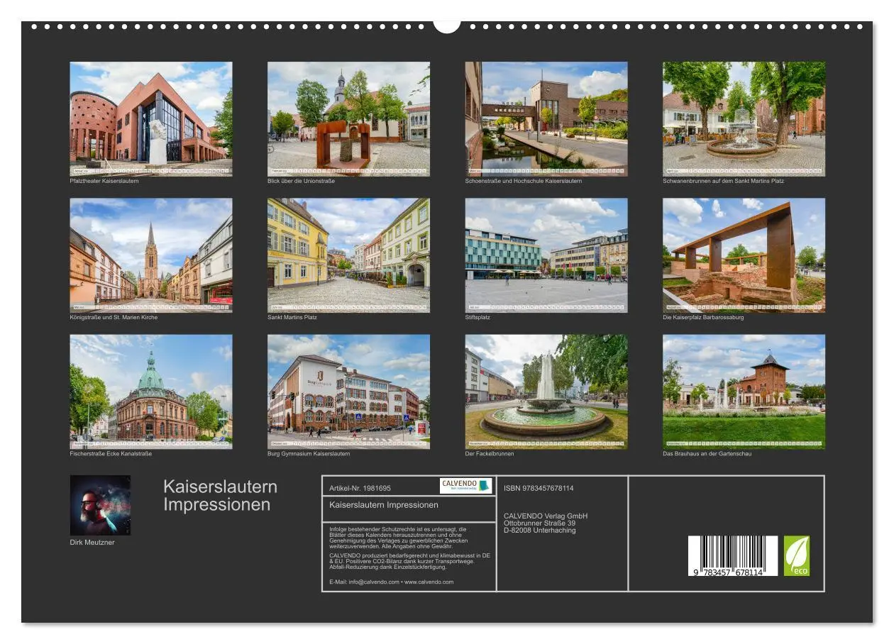 Bild: 9783457678114 | Kaiserslautern Impressionen (hochwertiger Premium Wandkalender 2026...