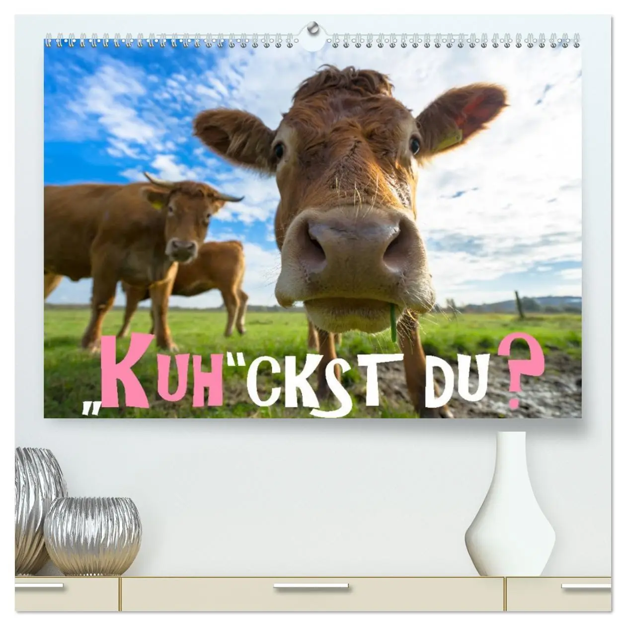 Cover: 9783457748114 | Kuhckst du? (hochwertiger Premium Wandkalender 2026 DIN A2 quer),...