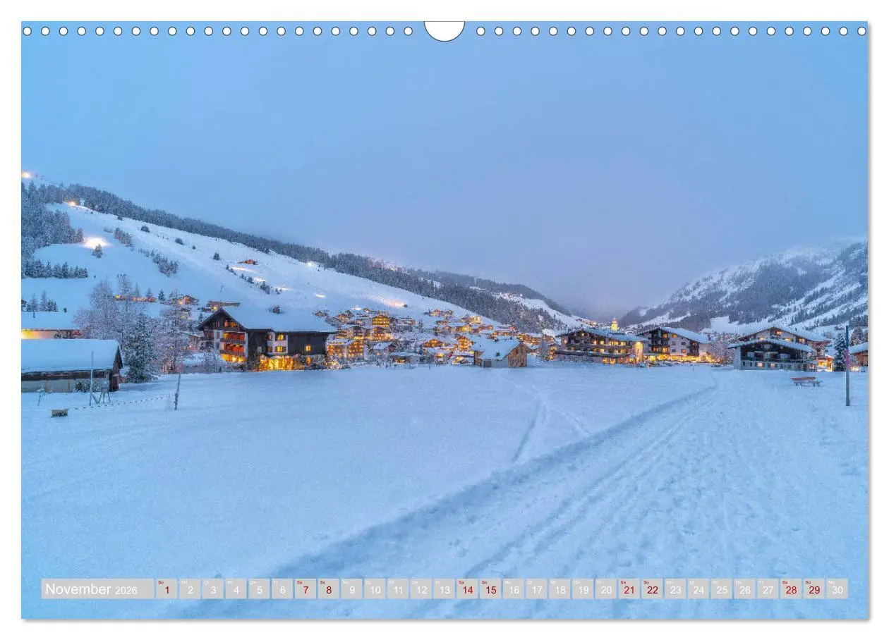 Bild: 9783457818114 | Lech am Arlberg - Winterzauber für das ganze Jahr (Wandkalender...