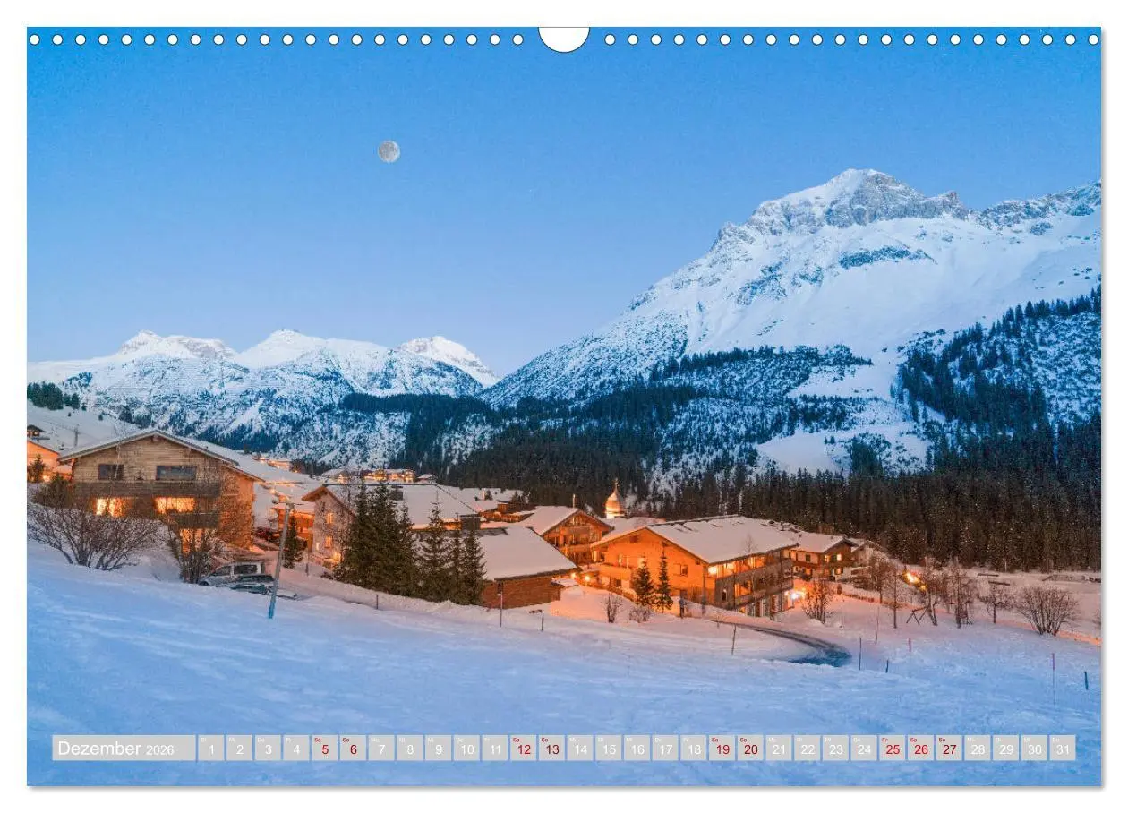 Bild: 9783457818114 | Lech am Arlberg - Winterzauber für das ganze Jahr (Wandkalender...
