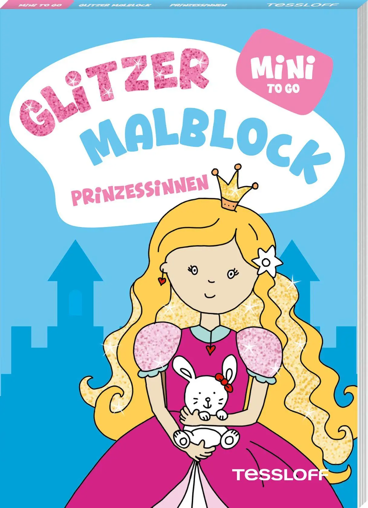 Cover: 9783788648114 | Mini Glitzer Malblock to go. Prinzessinnen | Sandra Schmidt | Buch