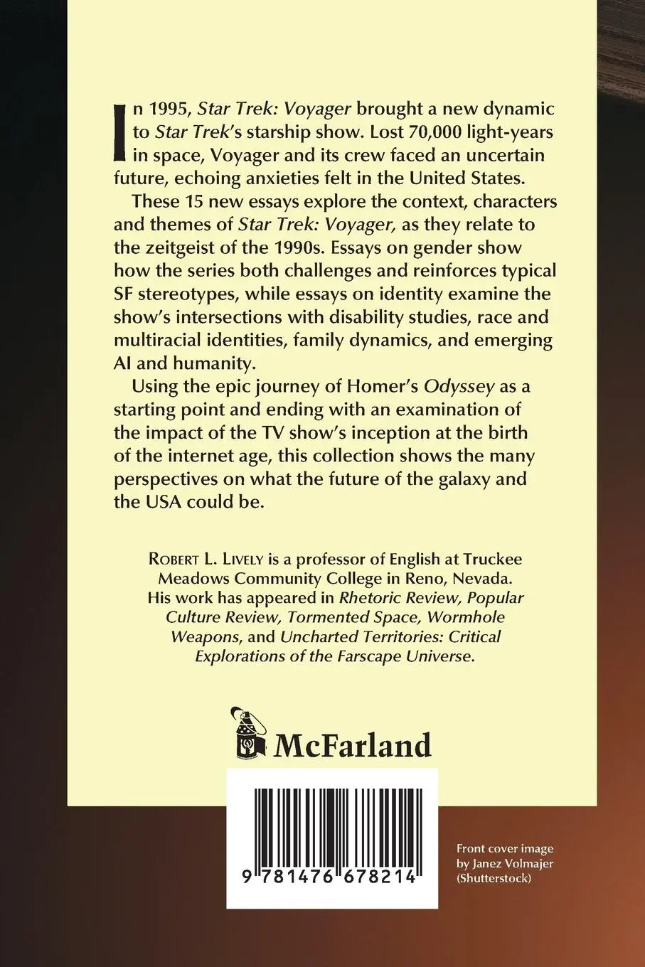 Rückseite: 9781476678214 | Exploring Star Trek | Voyager : Critical Essays | Robert L. Lively
