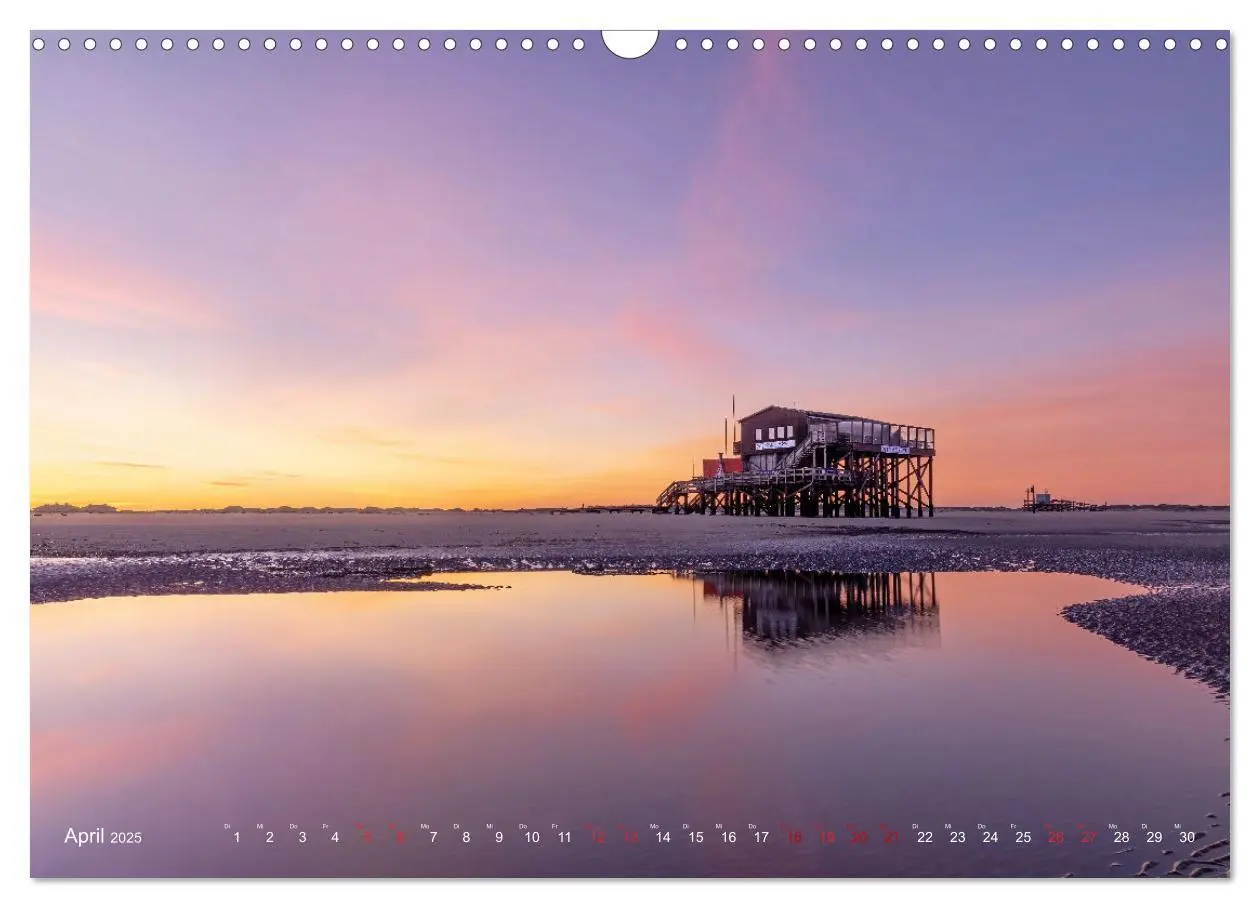 Bild: 9783383868214 | Nordseeurlaub in St. Peter-Ording (Wandkalender 2025 DIN A3 quer),...