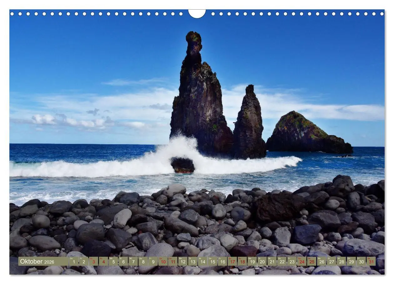 Bild: 9783457598214 | Erlebe mit mir Madeira (Wandkalender 2026 DIN A3 quer), CALVENDO...
