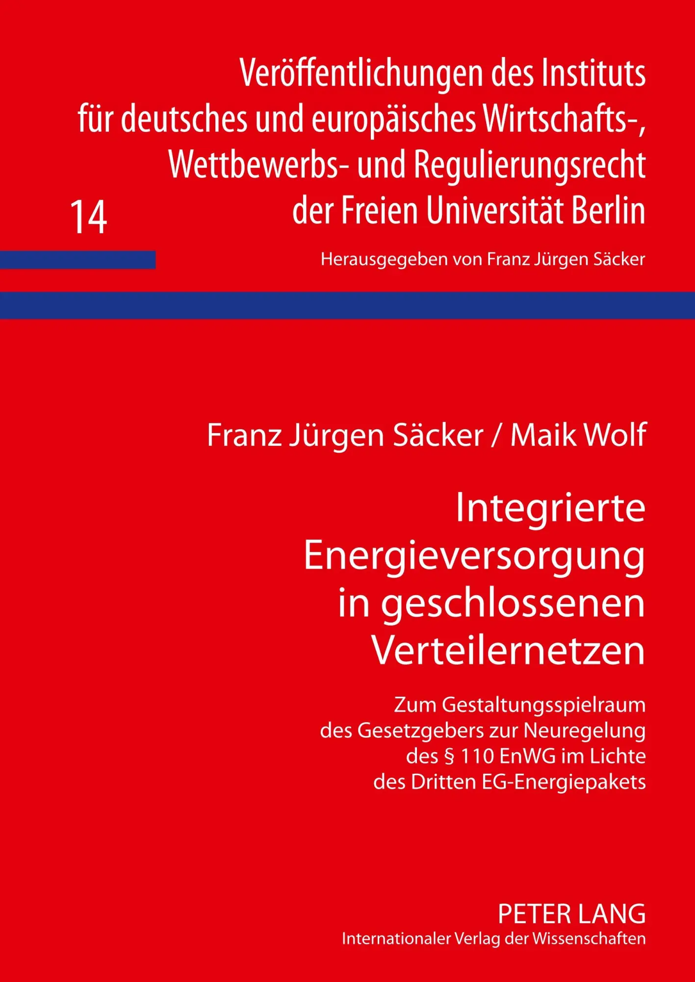Cover: 9783631598214 | Integrierte Energieversorgung in geschlossenen Verteilernetzen | Buch