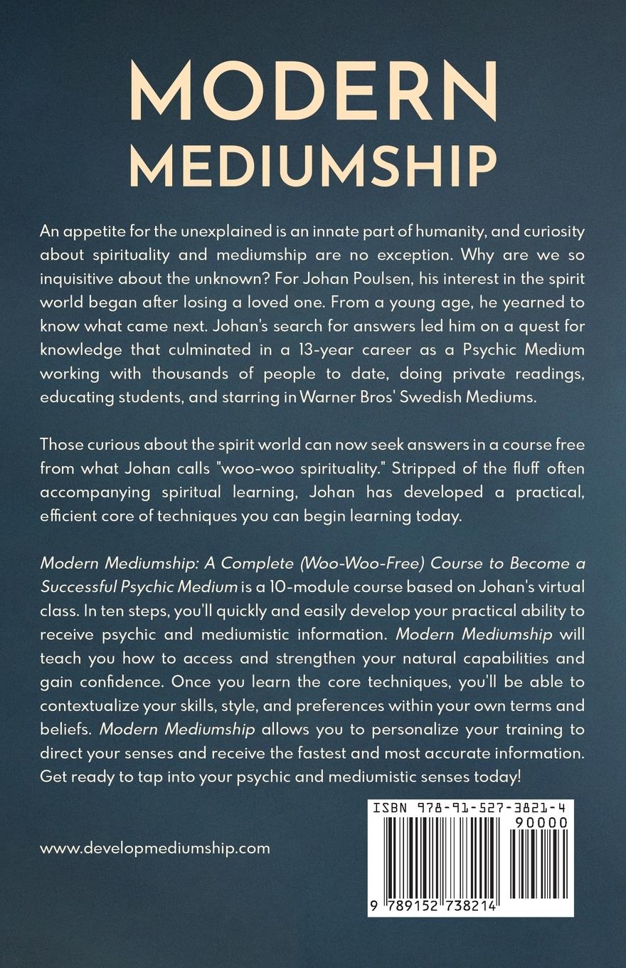 Rückseite: 9789152738214 | Modern Mediumship | Johan Poulsen | Taschenbuch | Englisch | 2023