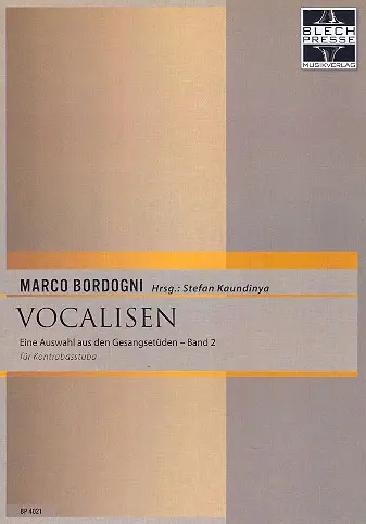 Cover: 9790700328214 | Vocalisen Band 2 (Auswahl) für Kontrabasstuba | Giulio Marco Bordogni