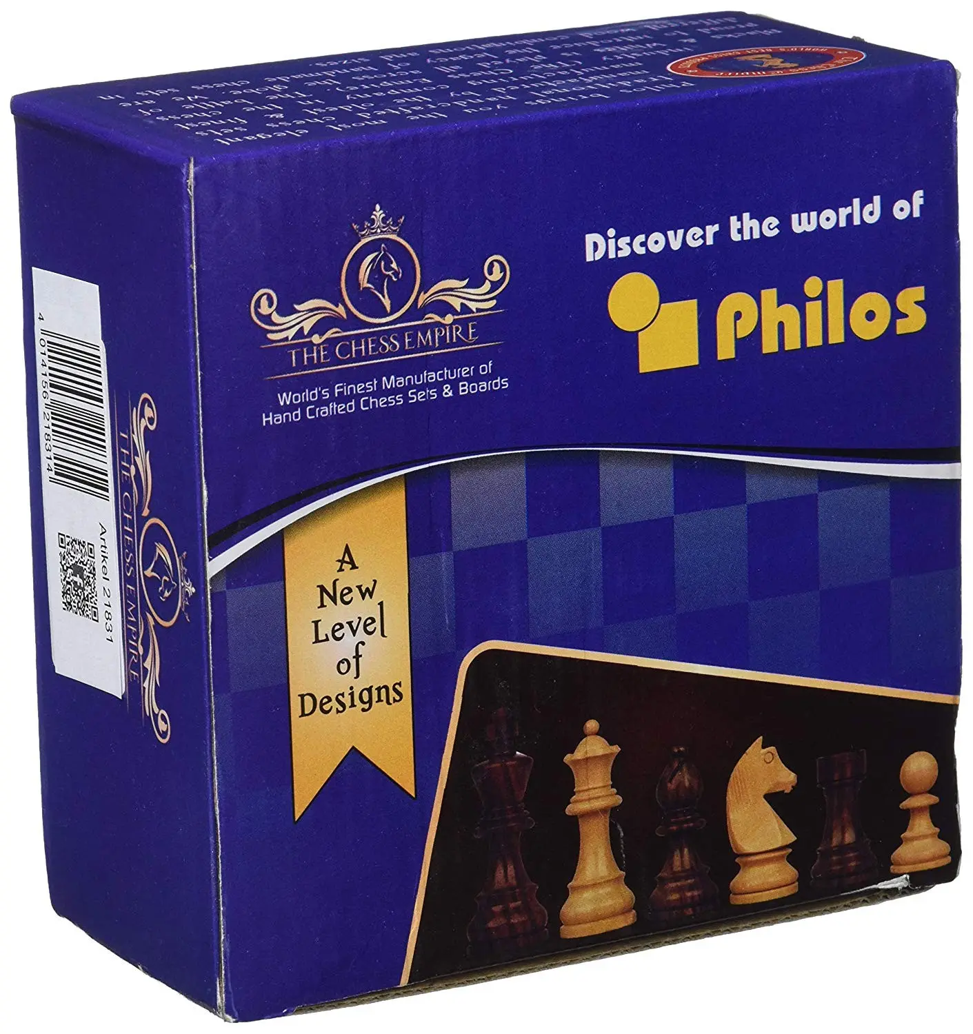 Cover: 4014156218314 | Philos 21831 - Chessmen Artus, King s Höhe, Schachfiguren Artus,...