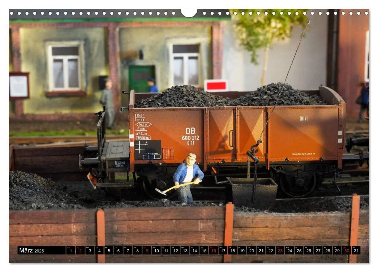 Bild: 9783435568314 | Kleine Bahnwelt in Spur 1 (Wandkalender 2025 DIN A3 quer), CALVENDO...