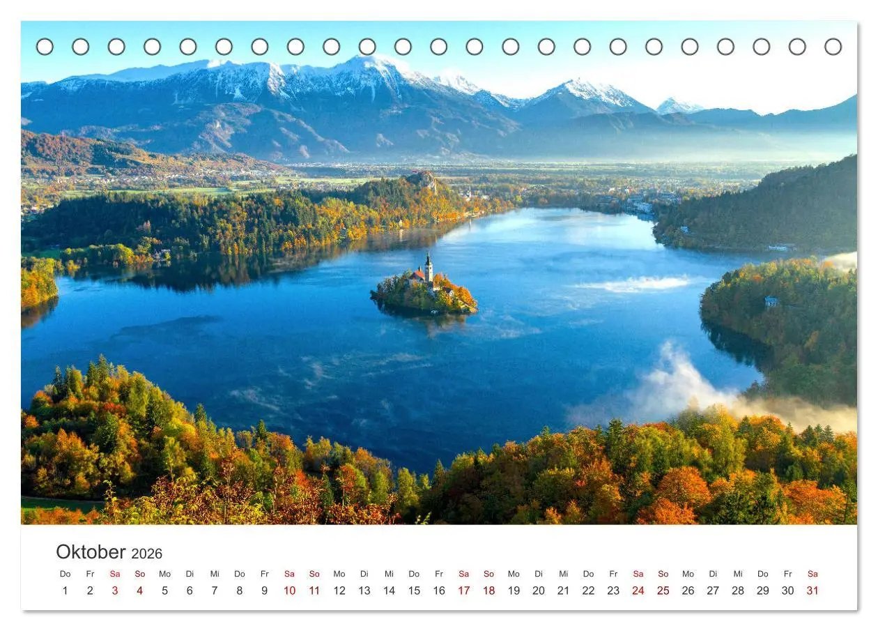 Bild: 9783457418314 | Slowenien - Ein unterschätztes Reiseziel. (Tischkalender 2026 DIN...