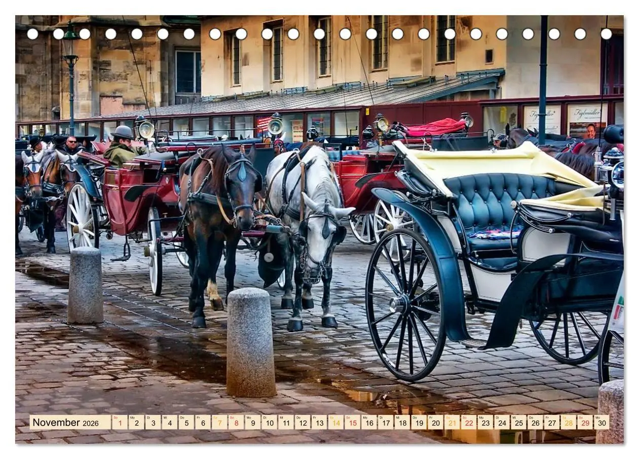 Bild: 9783457968314 | Pferdekutschen - Vorgänger des Automobils (Tischkalender 2026 DIN...