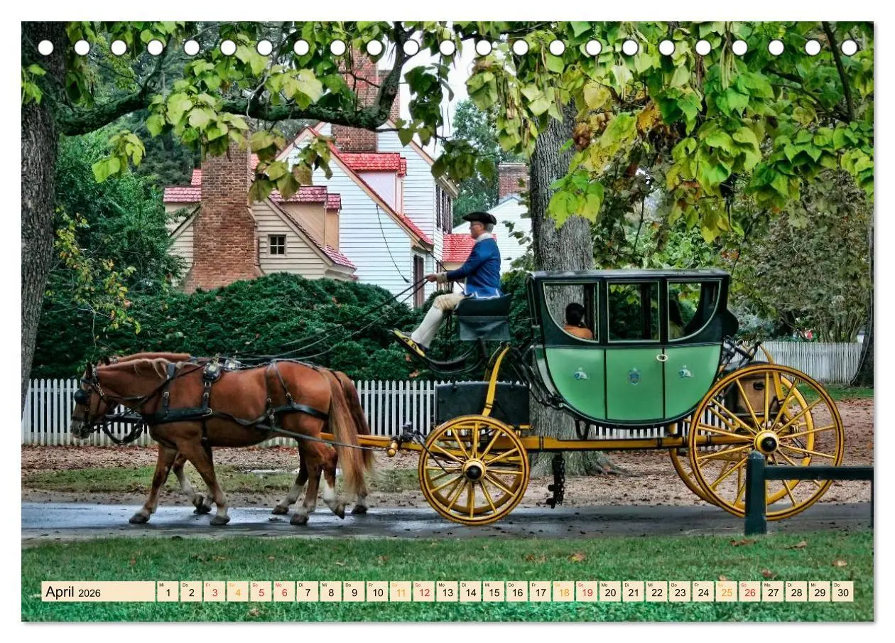 Bild: 9783457968314 | Pferdekutschen - Vorgänger des Automobils (Tischkalender 2026 DIN...