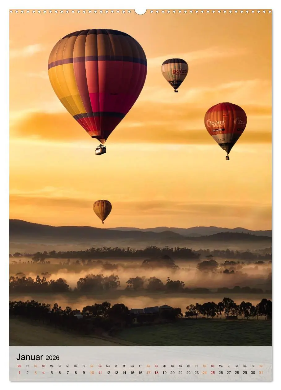 Bild: 9783516368314 | Ballon fahren - mein Traum (Wandkalender 2026 DIN A2 hoch),...