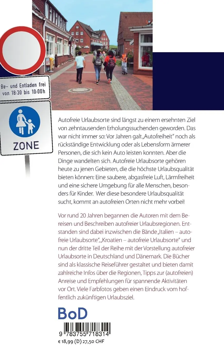 Rückseite: 9783755718314 | Deutschland und Dänemark - Autofreie Urlaubsorte | Taschenbuch | 2022