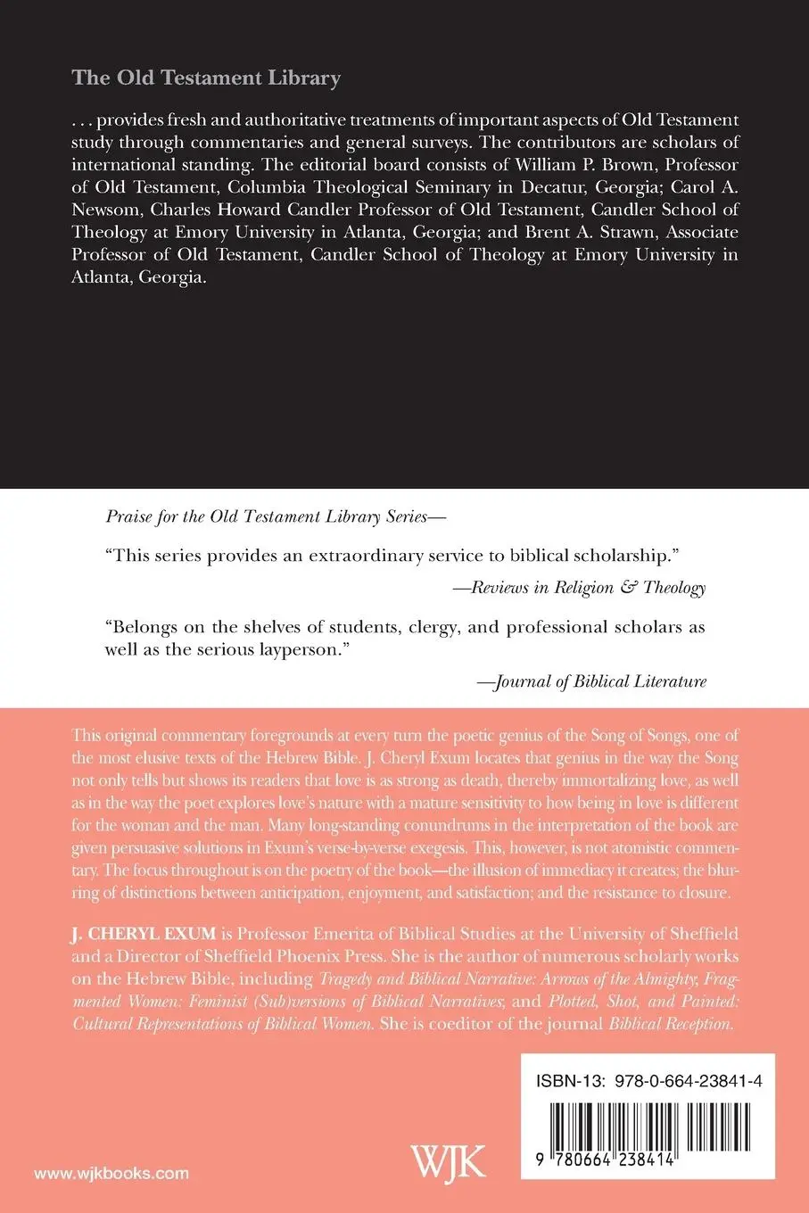Rückseite: 9780664238414 | Song of Songs | J. Cheryl Exum | Taschenbuch | Kartoniert / Broschiert