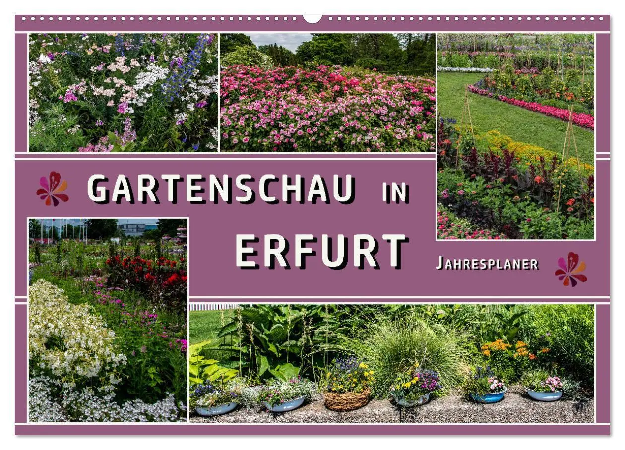 Cover: 9783457578414 | Gartenschau in Erfurt (Wandkalender 2026 DIN A2 quer), CALVENDO...