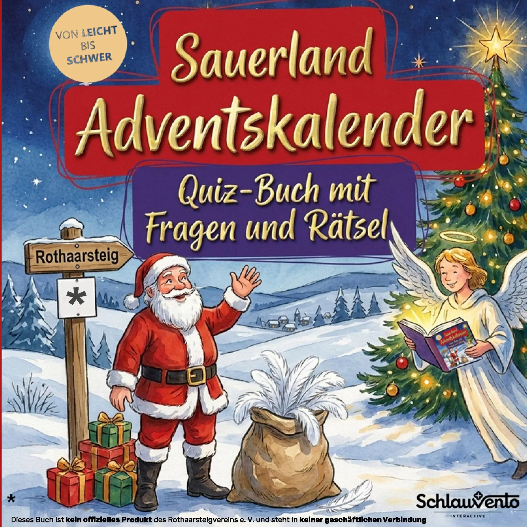 Cover: 9783693198414 | Sauerland-Adventskalender: Quiz-Buch mit Fragen und Rätsel | Buch