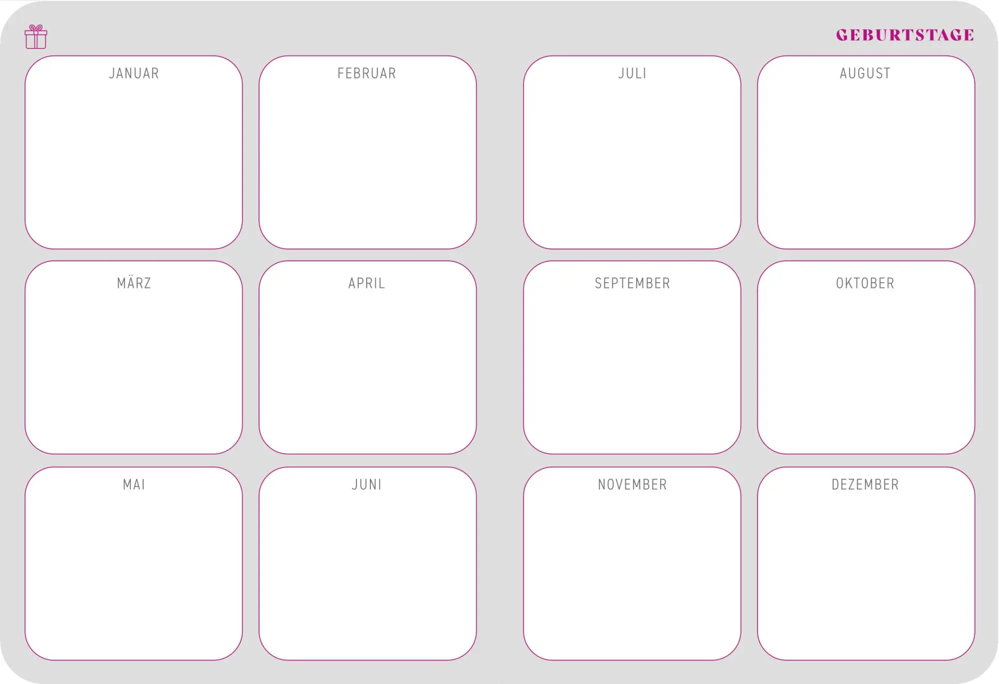 Bild: 4050003958514 | Mein Jahr 2026 - Blätter (All about pink) | Kalender | 144 S. | 2026