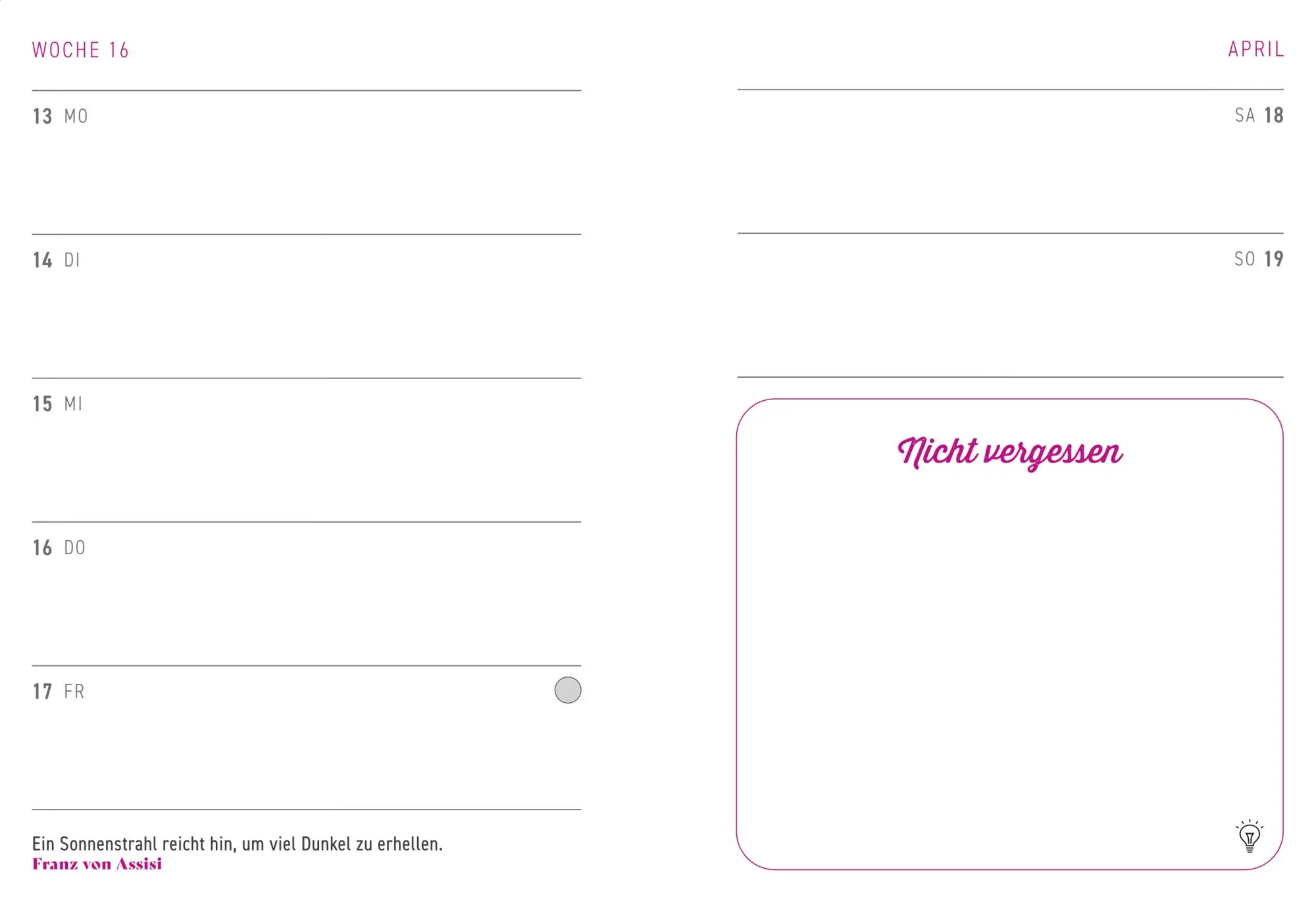 Bild: 4050003958514 | Mein Jahr 2026 - Blätter (All about pink) | Kalender | 144 S. | 2026