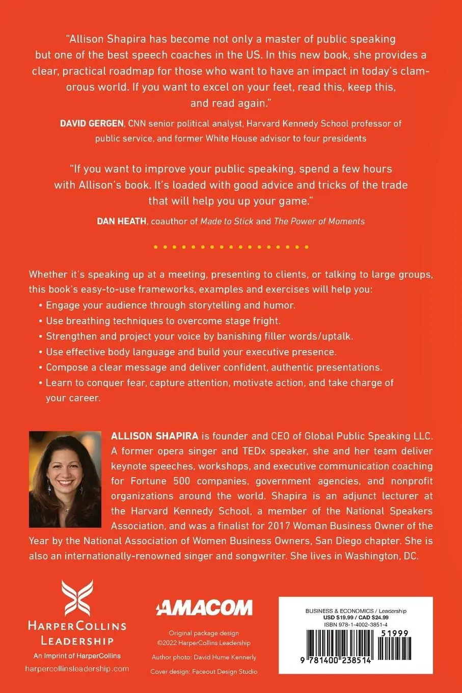 Rückseite: 9781400238514 | Speak with Impact | How to Command the Room and Influence Others