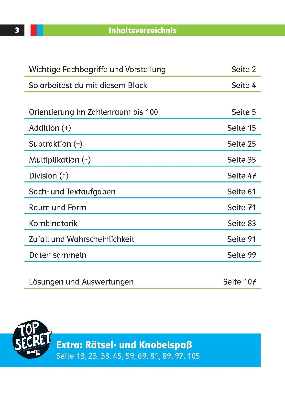 Bild: 9783129498514 | Die drei ??? Kids: Mein Matheblock 2. Klasse | Taschenbuch | 128 S.
