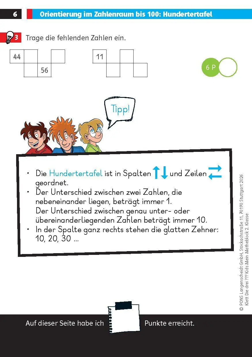 Bild: 9783129498514 | Die drei ??? Kids: Mein Matheblock 2. Klasse | Taschenbuch | 128 S.