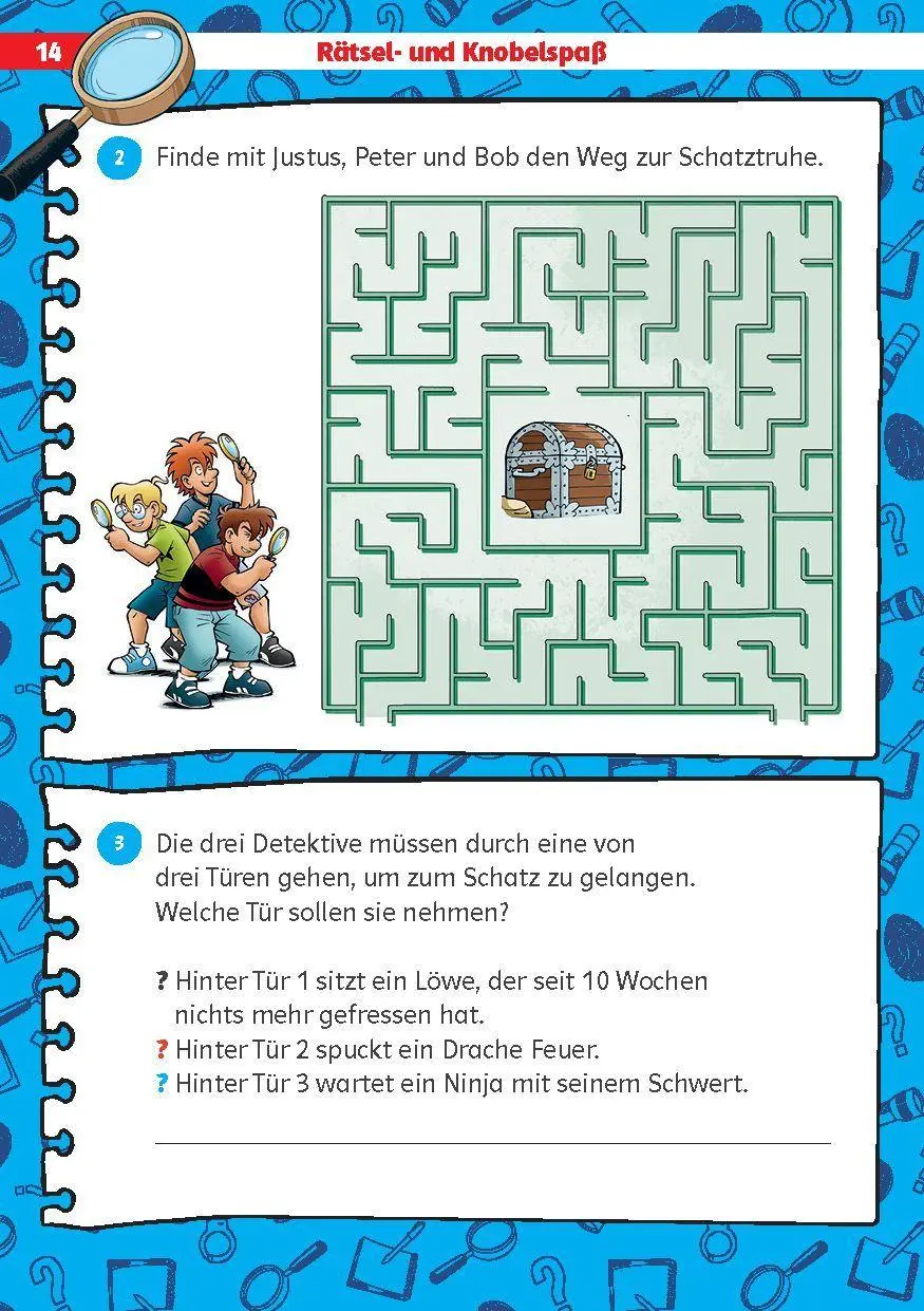 Bild: 9783129498514 | Die drei ??? Kids: Mein Matheblock 2. Klasse | Taschenbuch | 128 S.