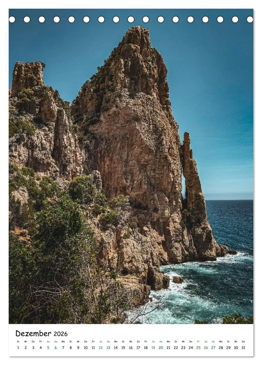 Bild: 9783516658514 | Magisches Sardinien (Tischkalender 2026 DIN A5 hoch), CALVENDO...