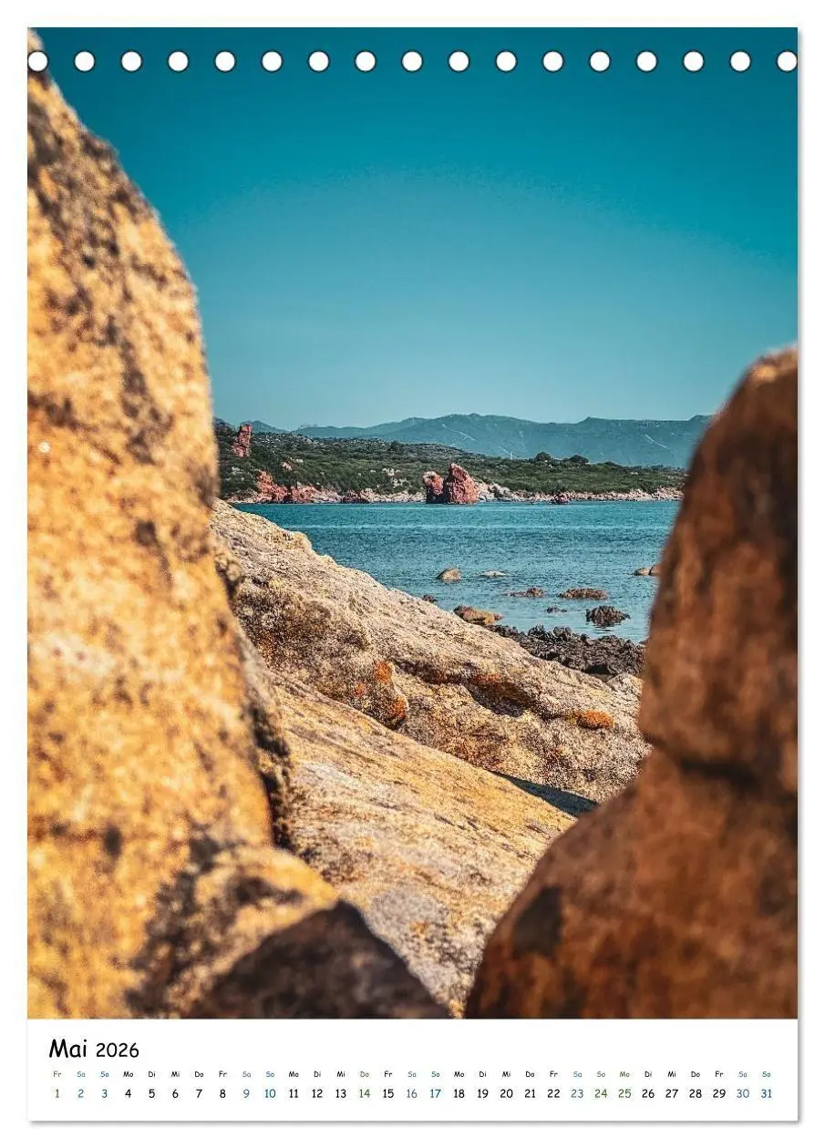 Bild: 9783516658514 | Magisches Sardinien (Tischkalender 2026 DIN A5 hoch), CALVENDO...