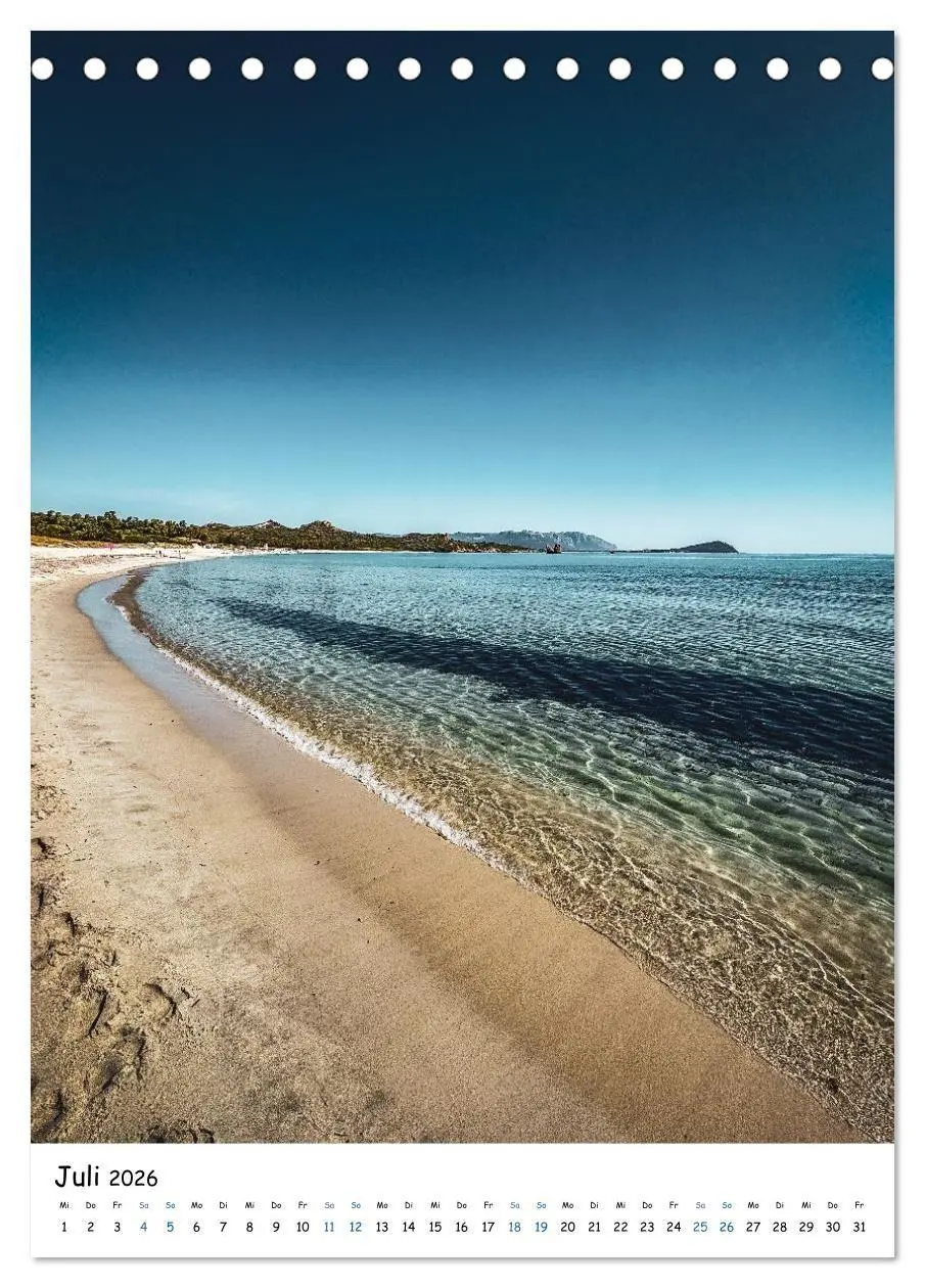 Bild: 9783516658514 | Magisches Sardinien (Tischkalender 2026 DIN A5 hoch), CALVENDO...