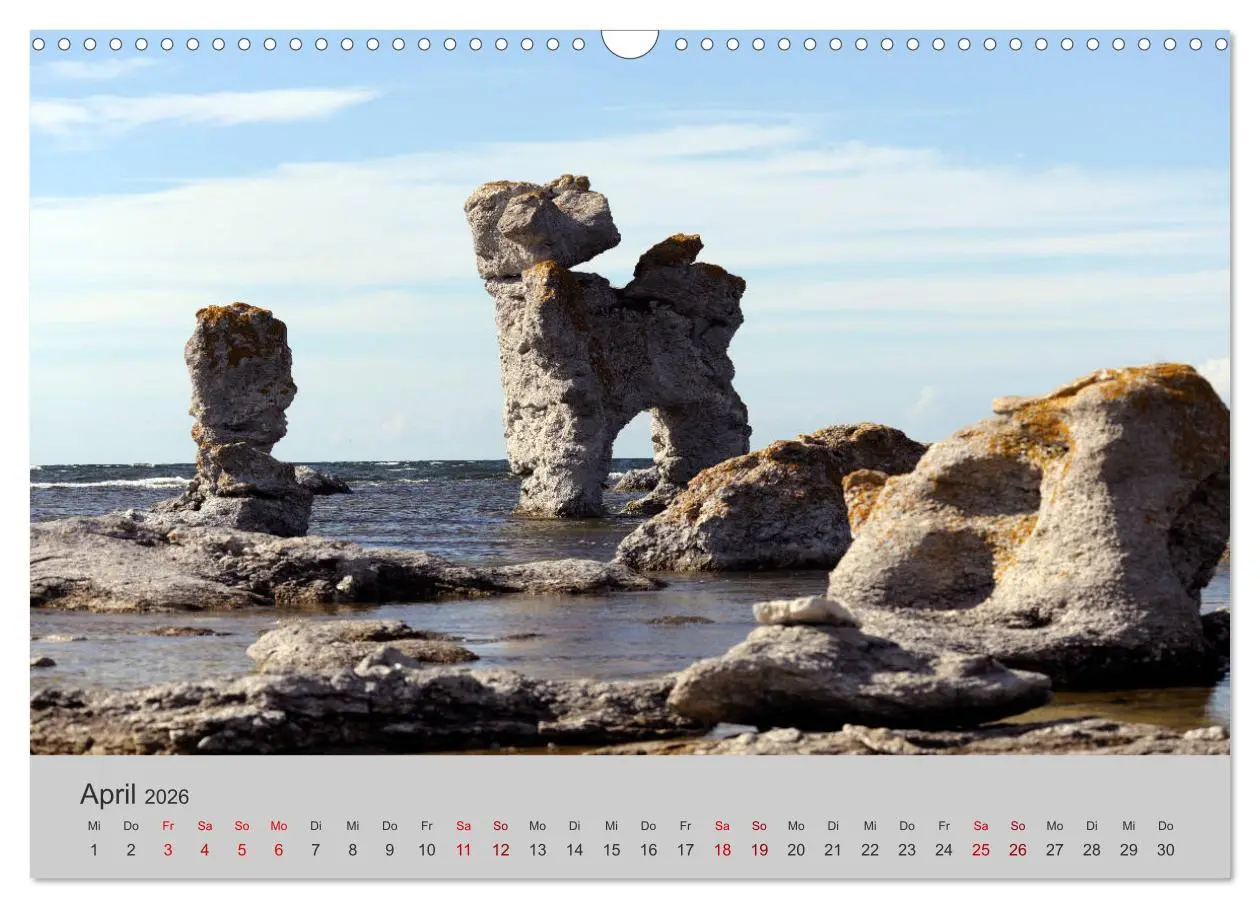 Bild: 9783457868614 | Gotland - Perle der Ostsee (Wandkalender 2026 DIN A3 quer),...
