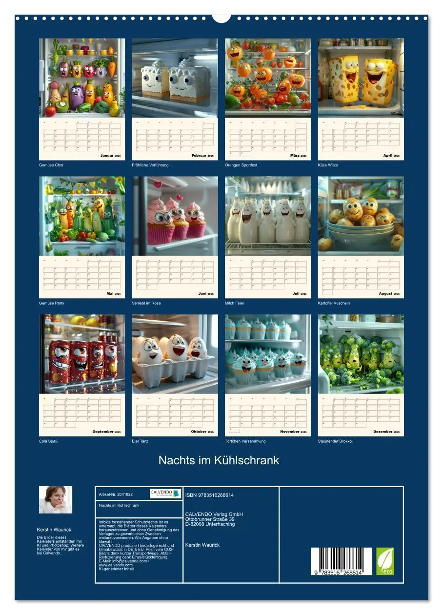 Bild: 9783516268614 | Nachts im Kühlschrank (hochwertiger Premium Wandkalender 2026 DIN...