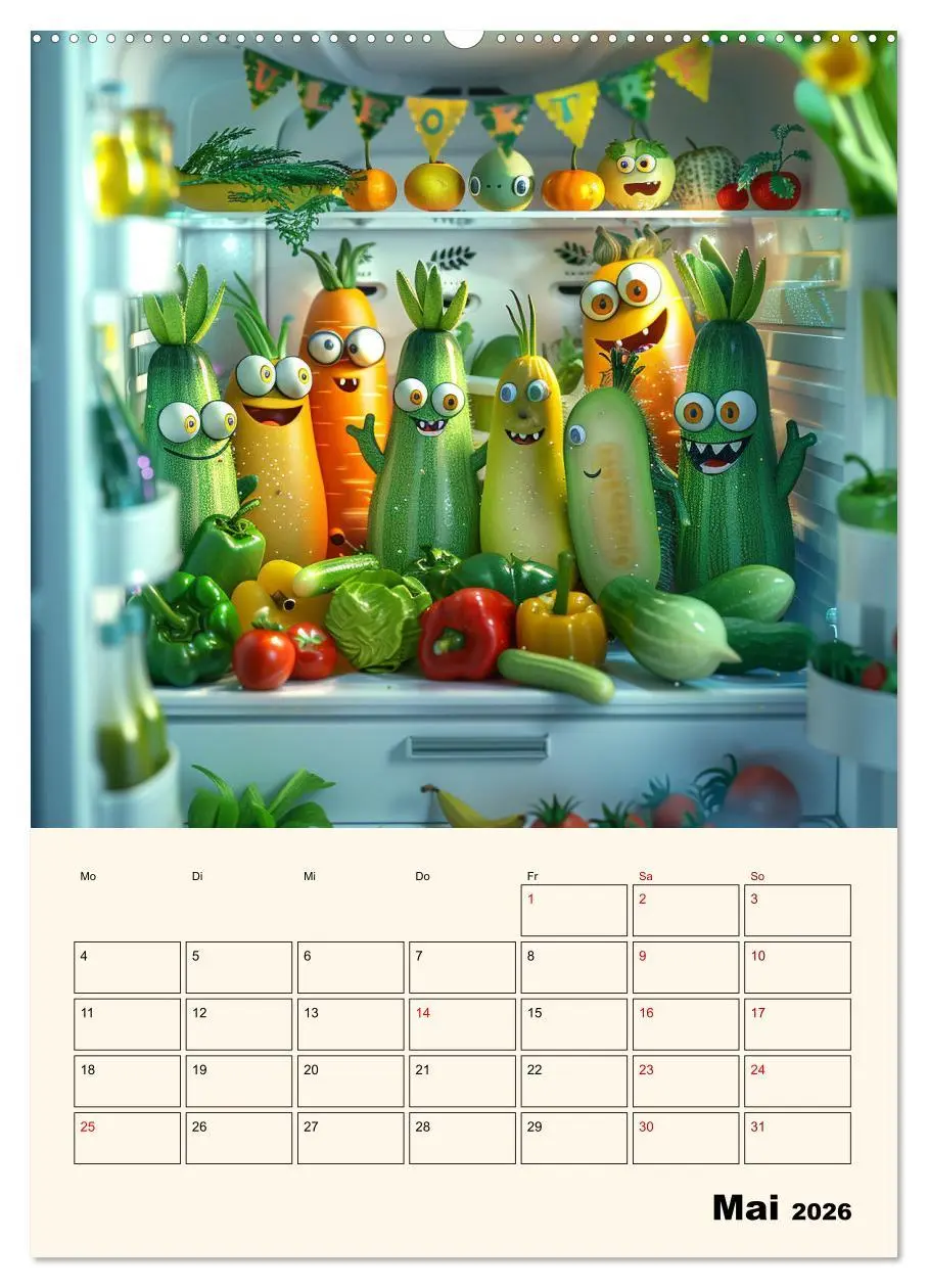 Bild: 9783516268614 | Nachts im Kühlschrank (hochwertiger Premium Wandkalender 2026 DIN...