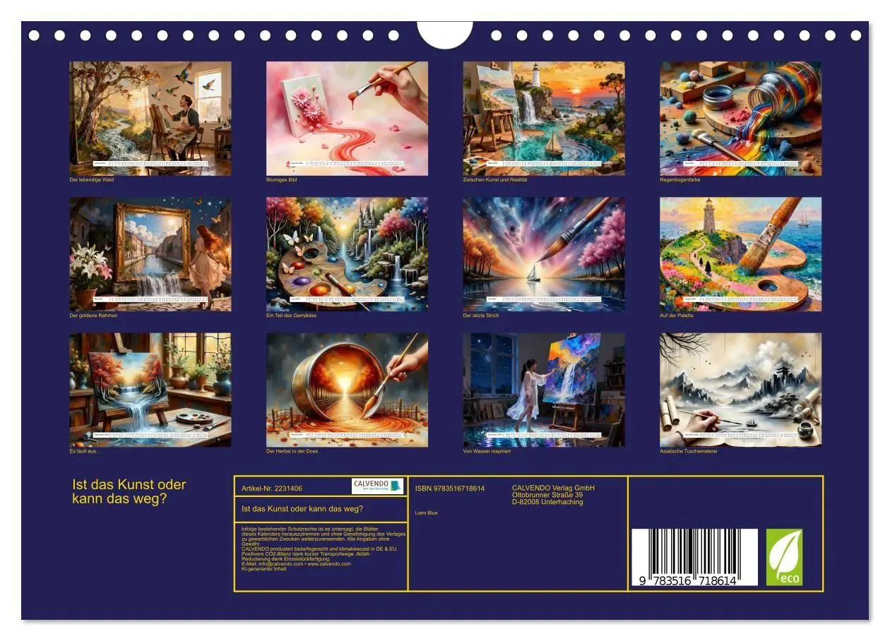 Bild: 9783516718614 | Ist das Kunst oder kann das weg? (Wandkalender 2026 DIN A4 quer),...