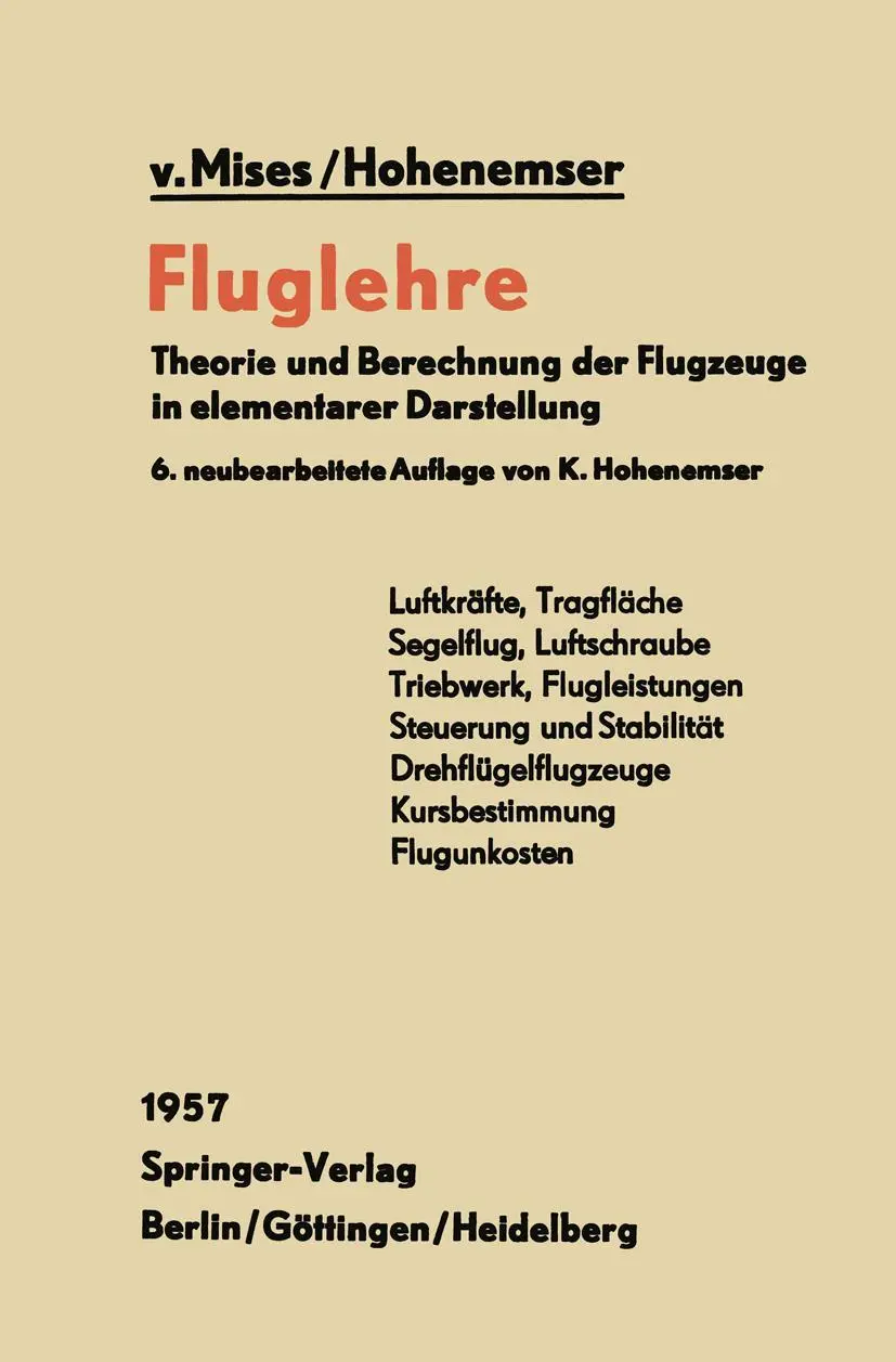 Cover: 9783642998614 | Fluglehre | R. V. Mises (u. a.) | Taschenbuch | xii | Deutsch | 2012
