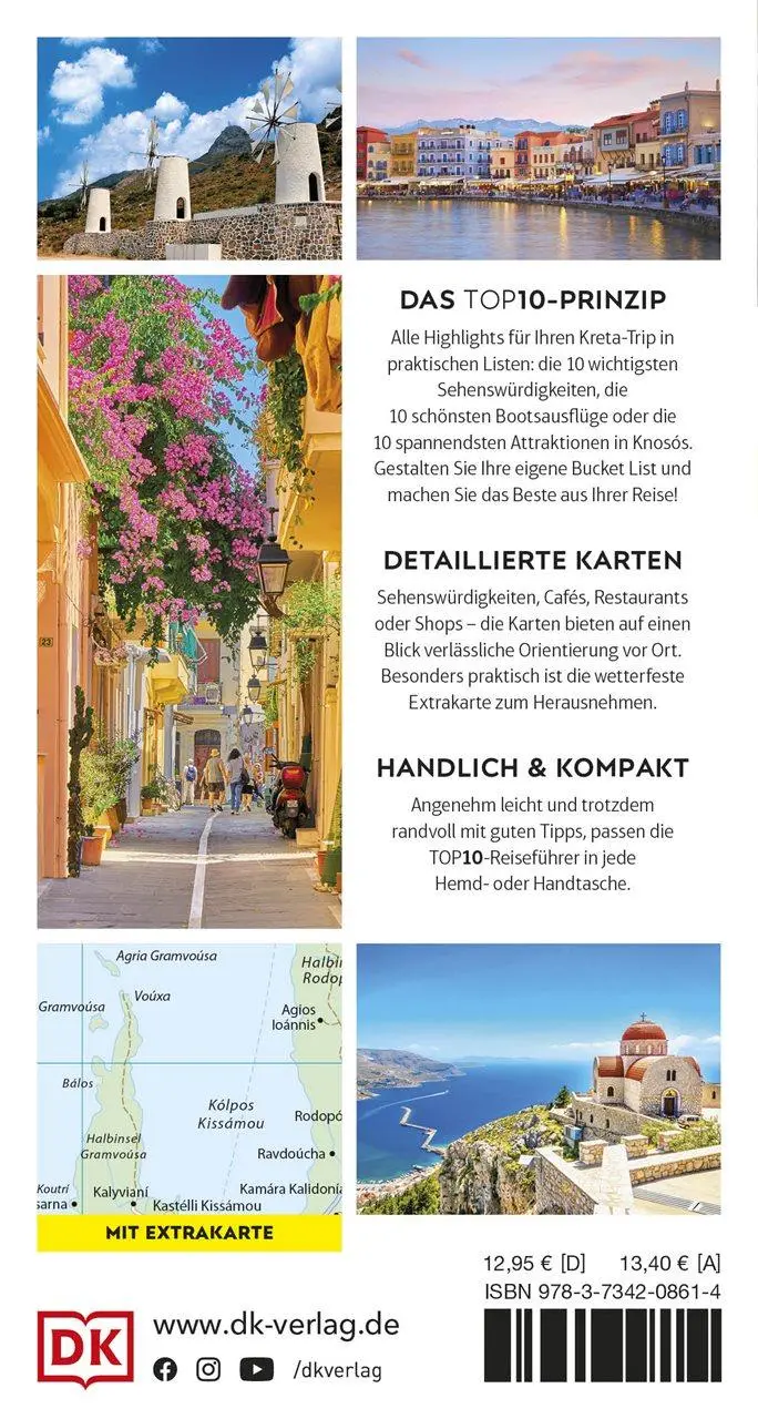Rückseite: 9783734208614 | TOP10 Reiseführer Kreta | DK Verlag - Reise | Taschenbuch | 144 S.