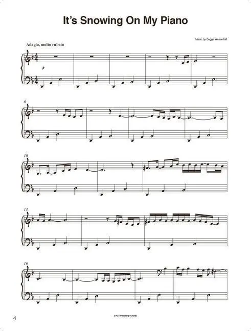 Bild: 9783865438614 | It's Snowing On My Piano | Songbook. Christmas Music For Piano | 56 S.