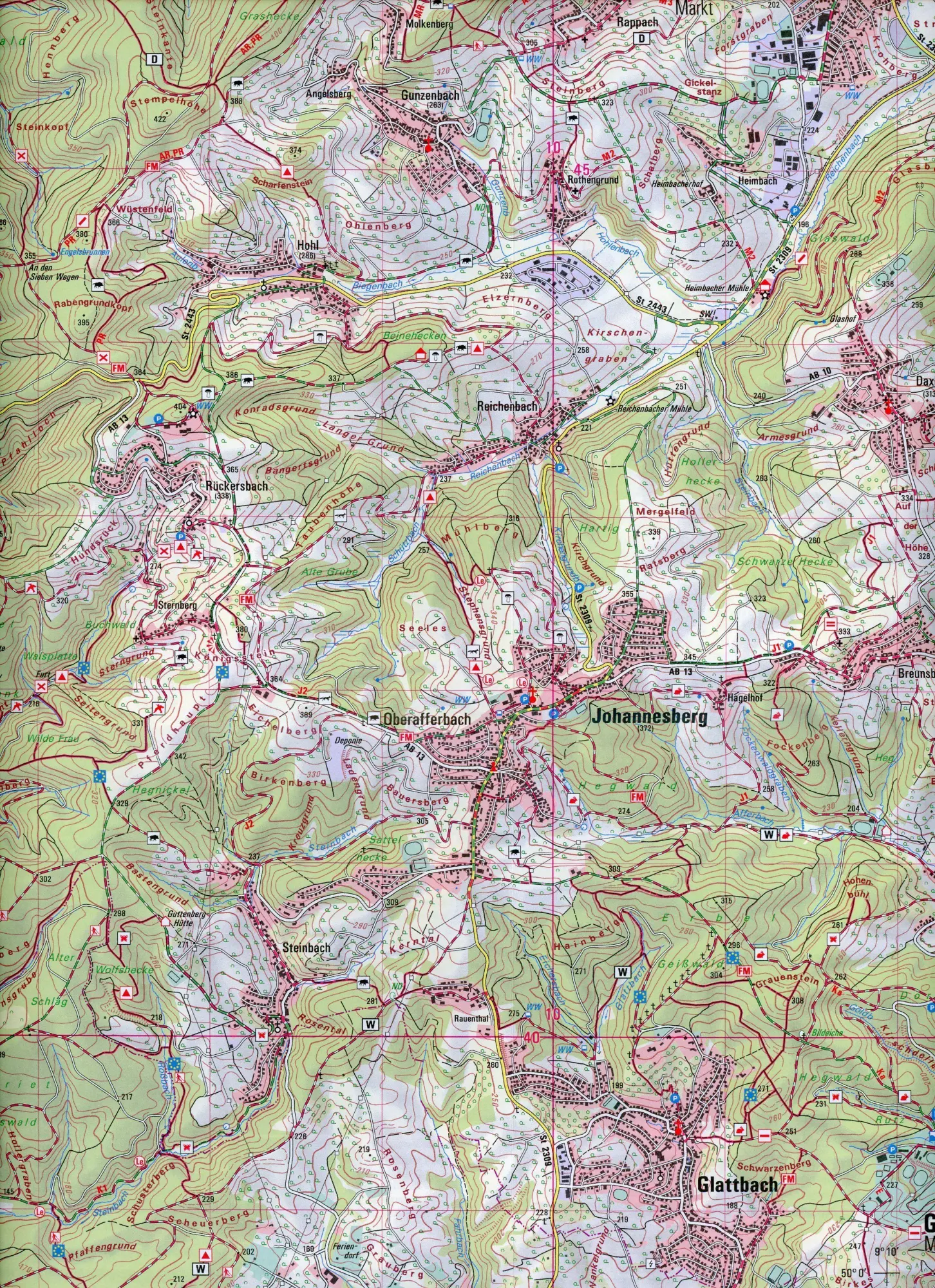 Bild: 9783899338614 | Aschaffenburg 1 : 25 000 | Digitalisierung | (Land-)Karte | Deutsch