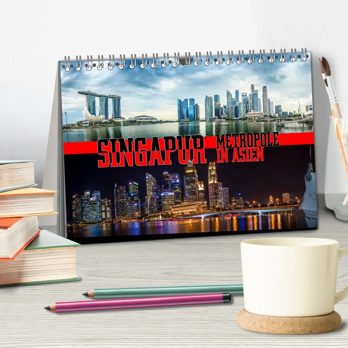 Bild: 9783457858714 | Singapur, Metropole in Asien (Tischkalender 2026 DIN A5 quer),...