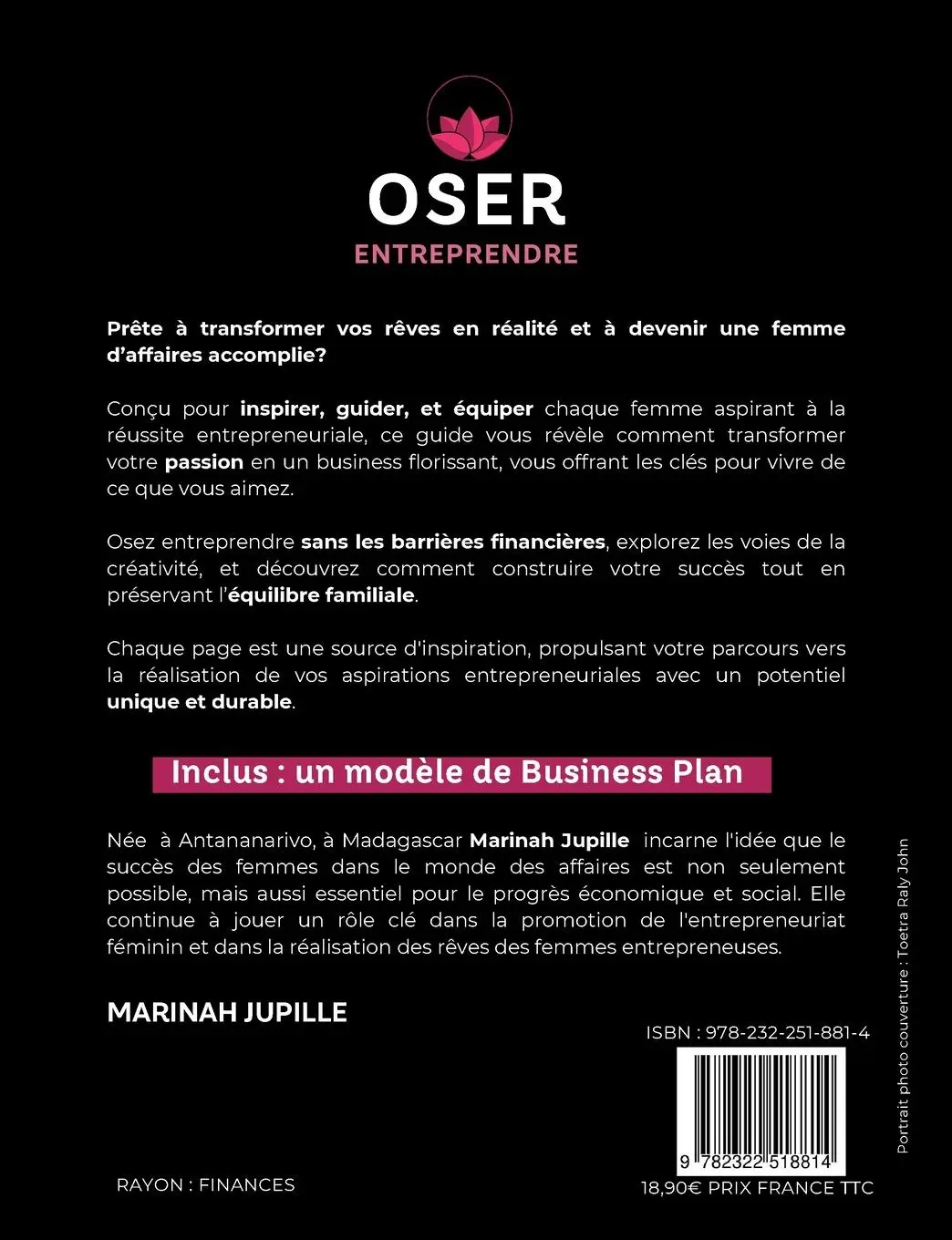 Rückseite: 9782322518814 | Oser Entreprendre,Devenir une Femme d'Affaires Accomplie | Le guide