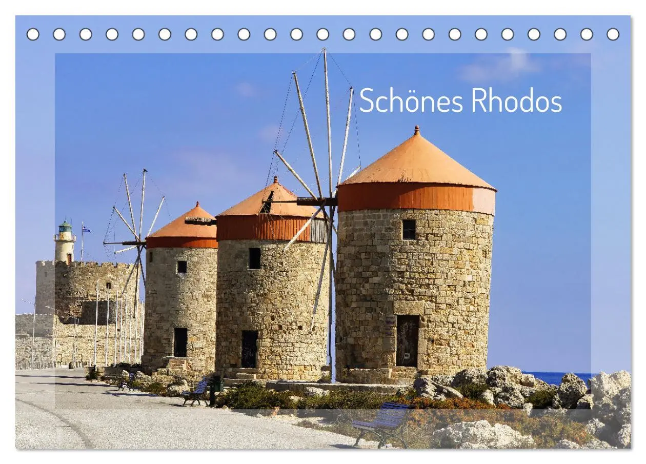Cover: 9783457608814 | Schönes Rhodos (Tischkalender 2026 DIN A5 quer), CALVENDO...