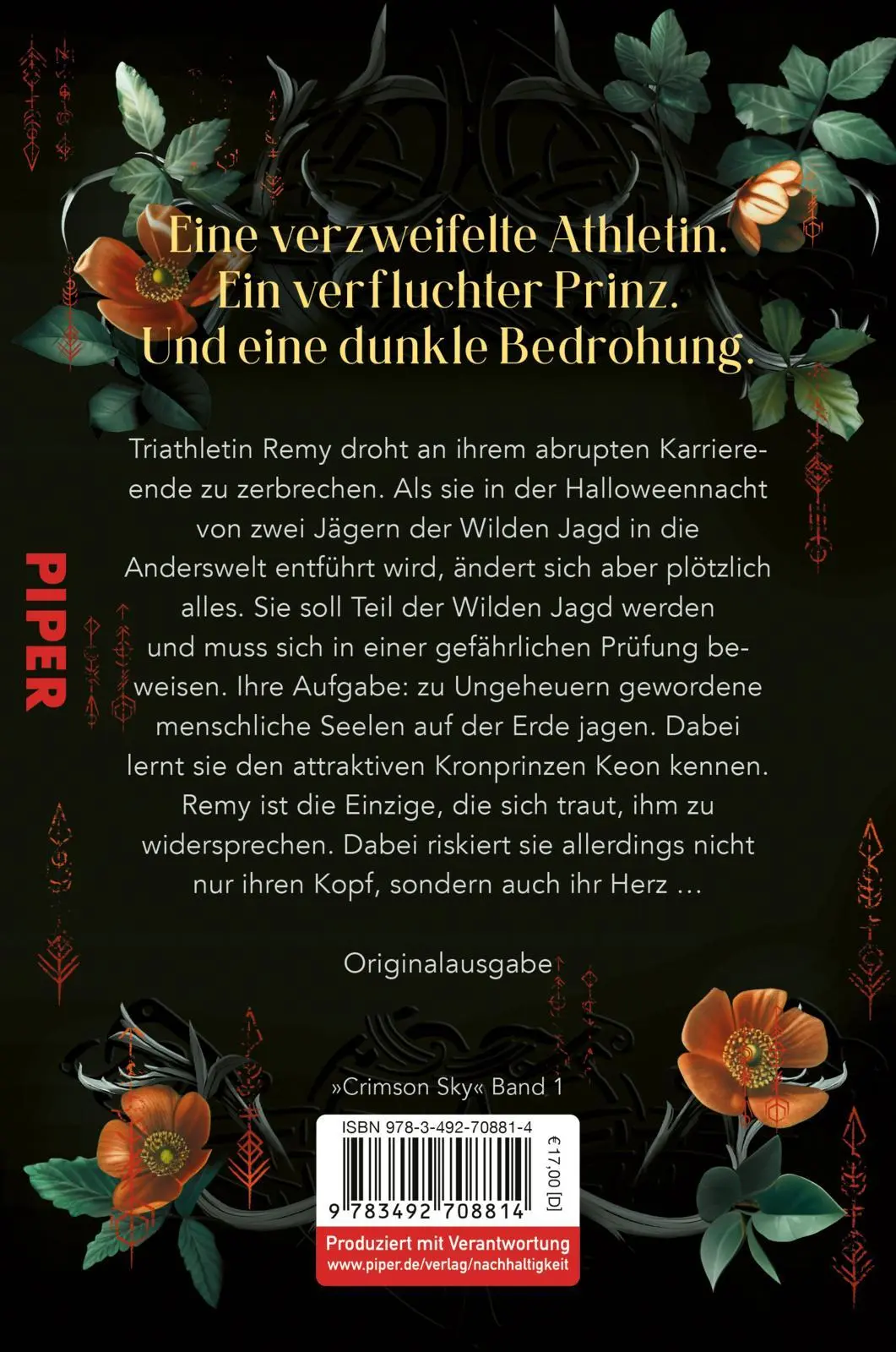 Rückseite: 9783492708814 | Crimson Sky - Die Seelenjägerin | Kira Licht | Taschenbuch | 368 S.