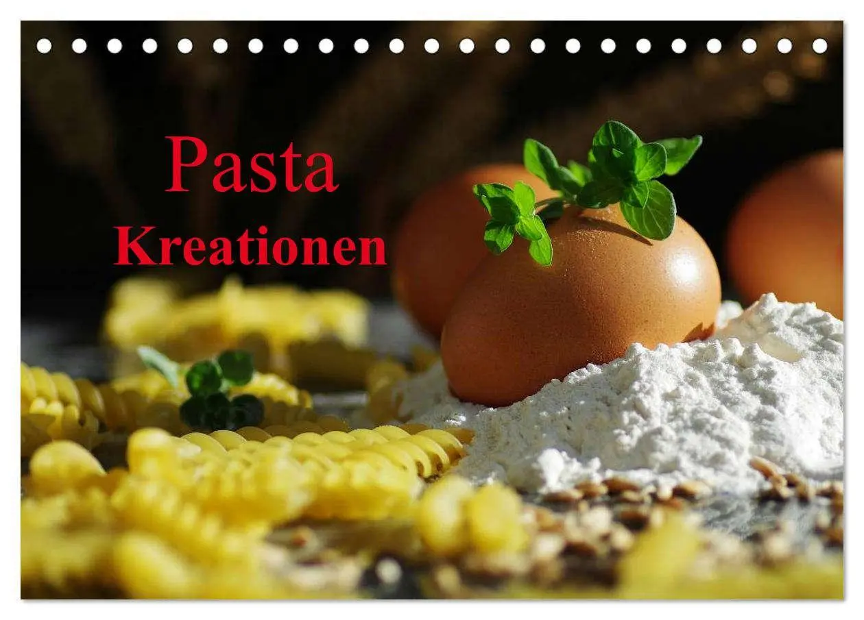 Cover: 9783516178814 | Pasta Kreationen (Tischkalender 2026 DIN A5 quer), CALVENDO...