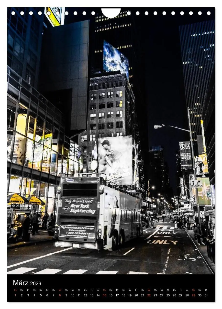 Bild: 9783516488814 | NEW YORK - street view (Wandkalender 2026 DIN A4 hoch), CALVENDO...