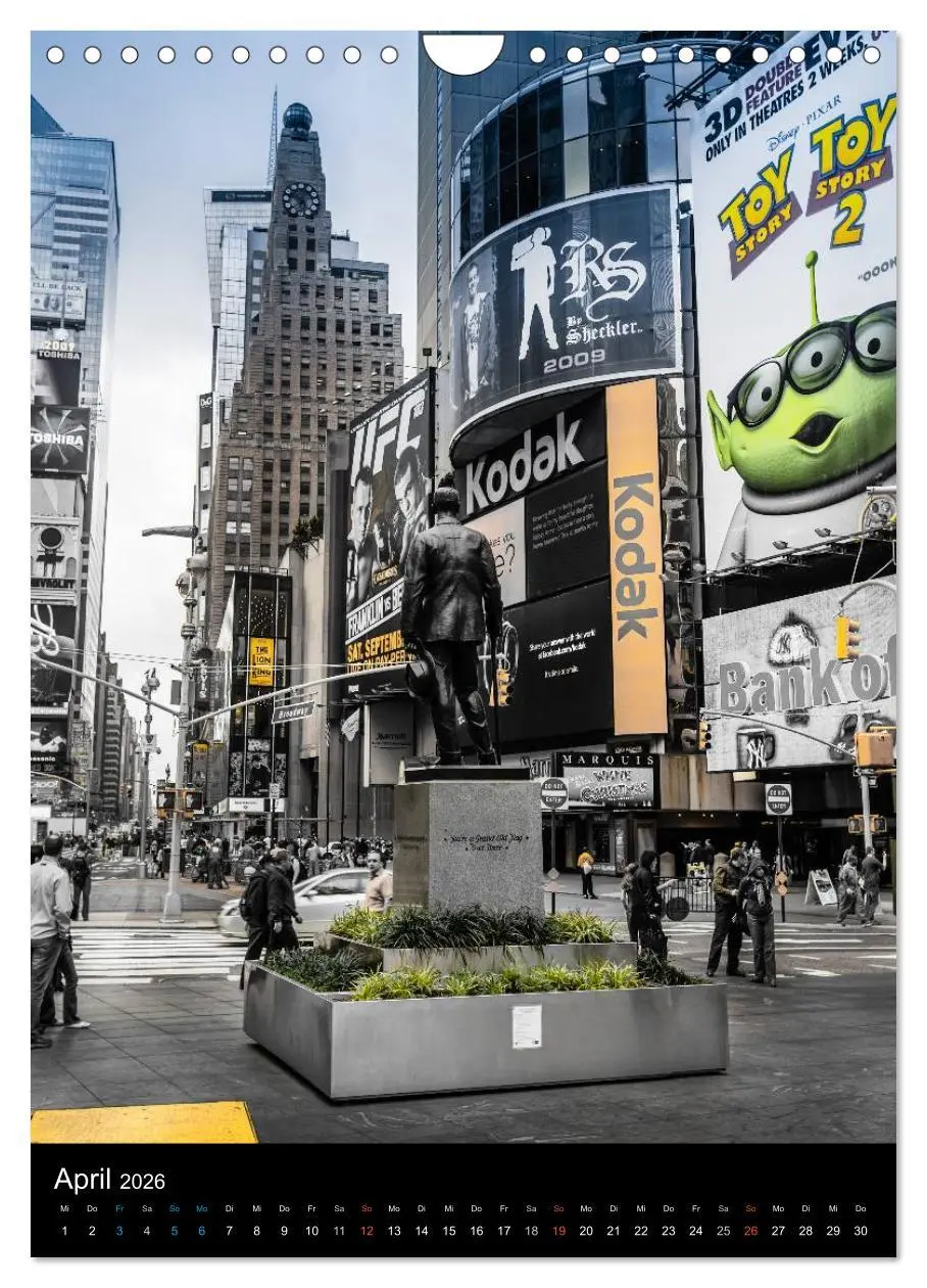 Bild: 9783516488814 | NEW YORK - street view (Wandkalender 2026 DIN A4 hoch), CALVENDO...