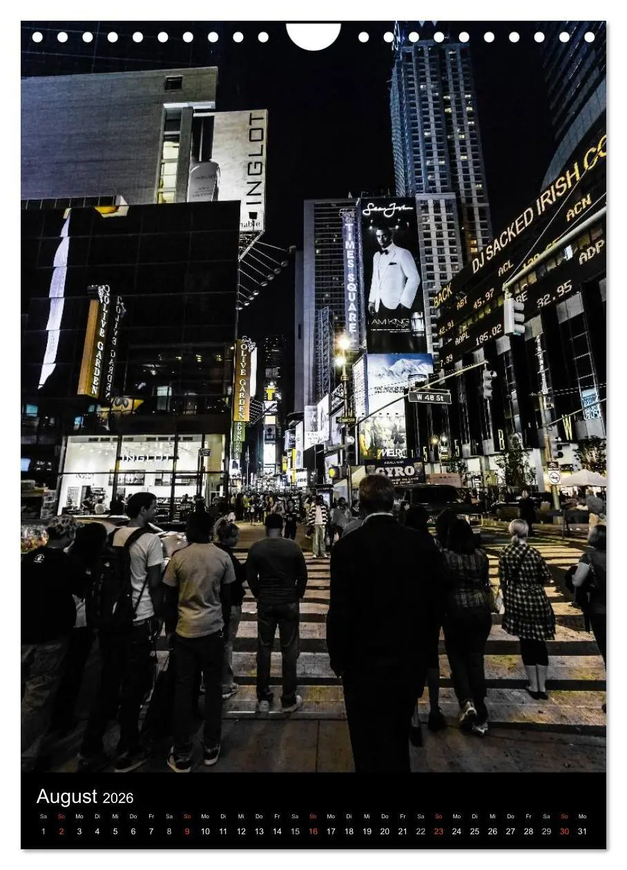 Bild: 9783516488814 | NEW YORK - street view (Wandkalender 2026 DIN A4 hoch), CALVENDO...