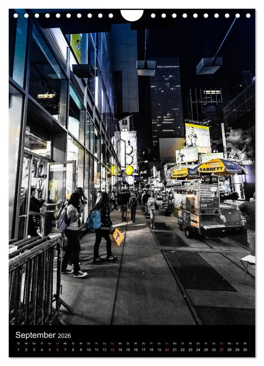 Bild: 9783516488814 | NEW YORK - street view (Wandkalender 2026 DIN A4 hoch), CALVENDO...