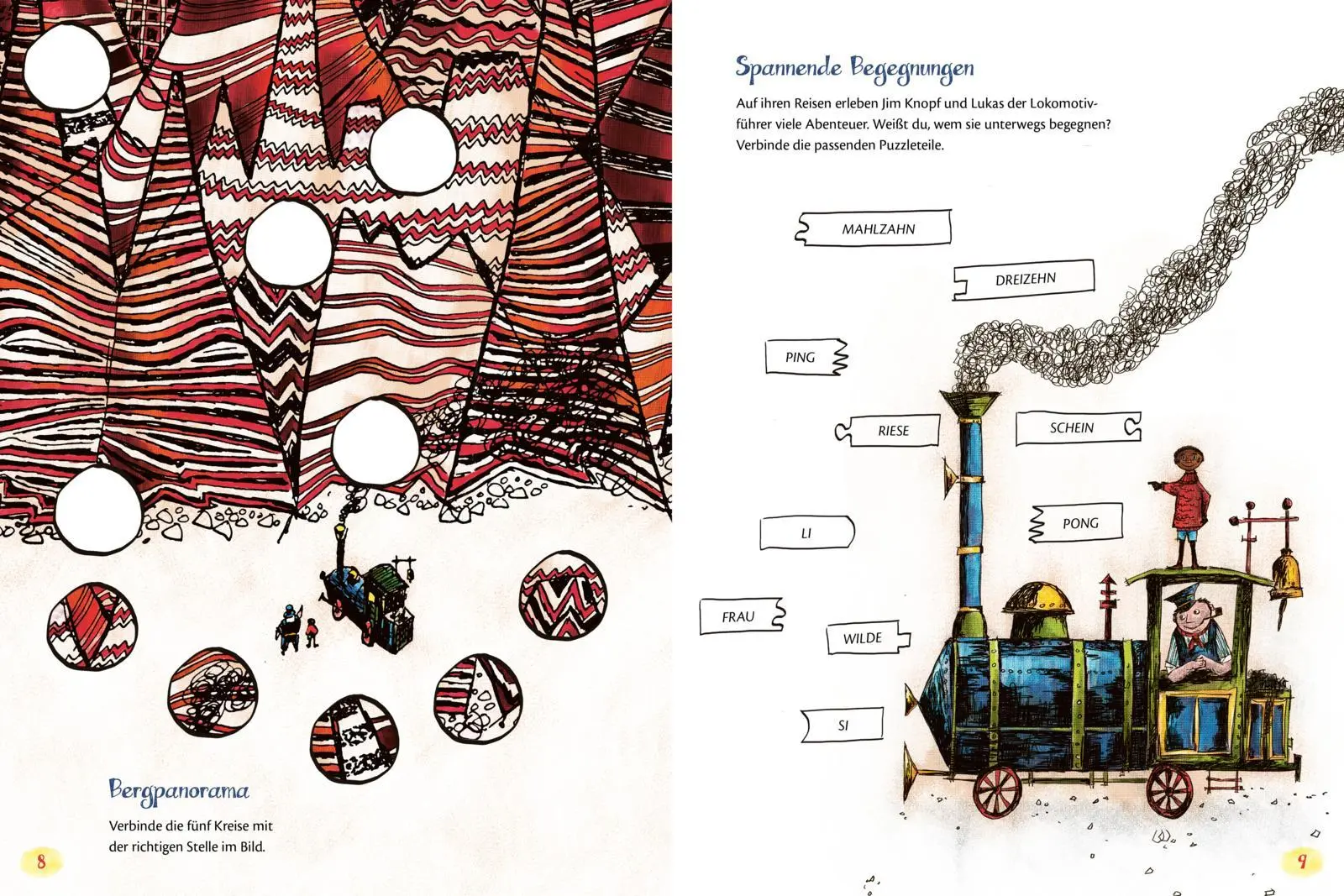 Bild: 9783522188814 | Mein großer Rätselspaß mit Jim Knopf | Michael Ende | Taschenbuch